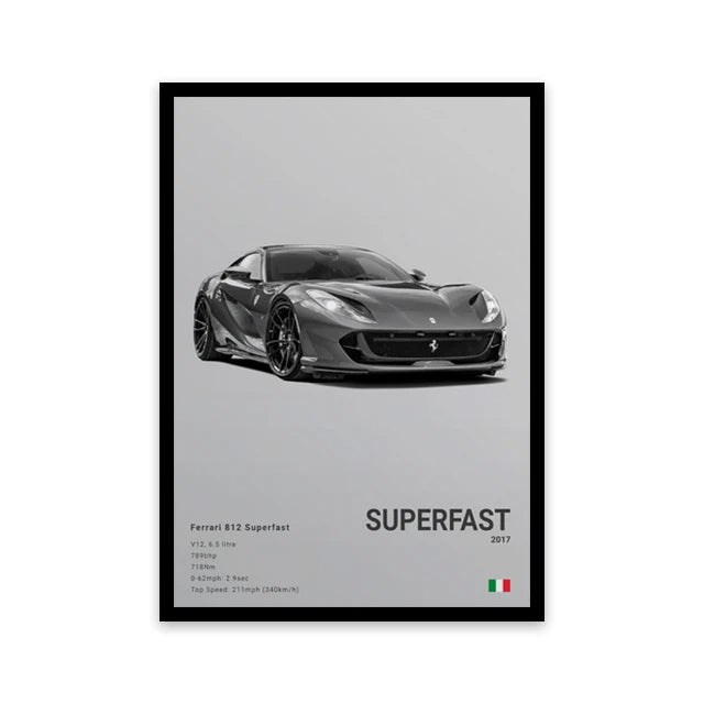 Car Wall Art Canvas