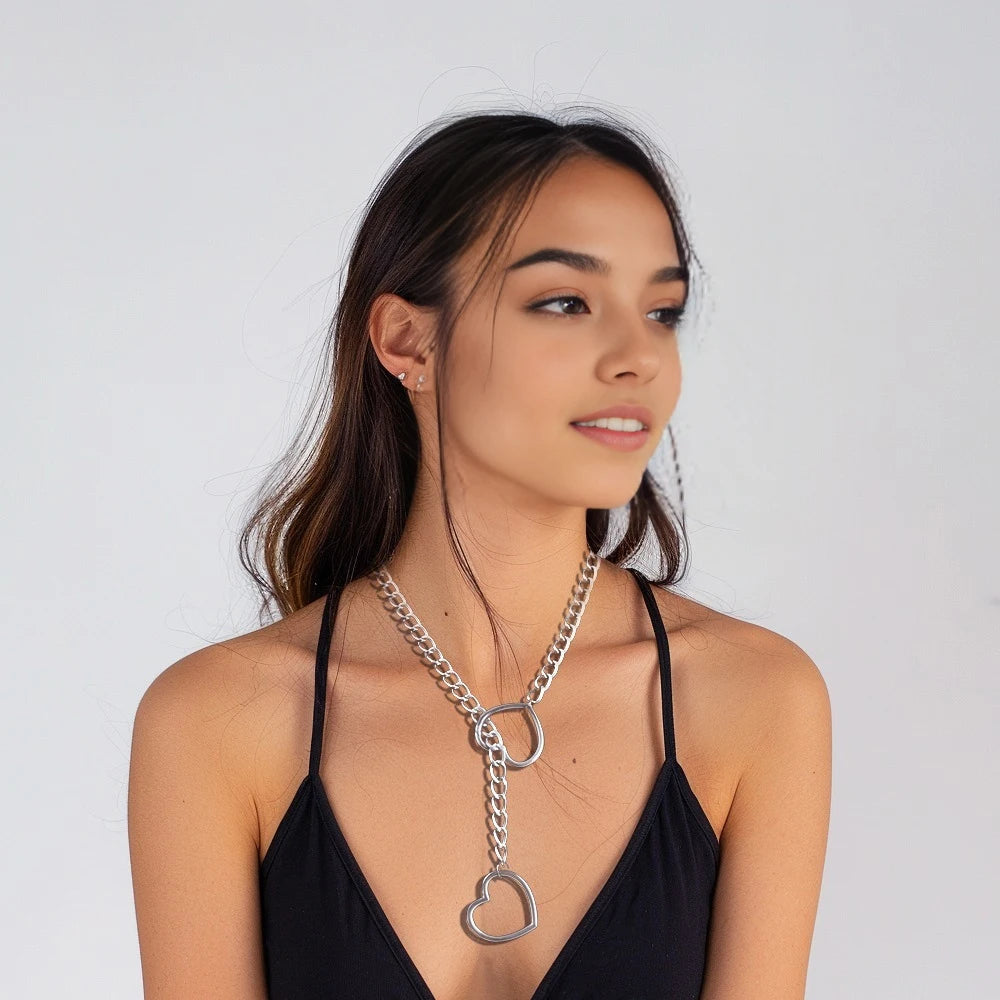 Heart Slip Chain Necklace