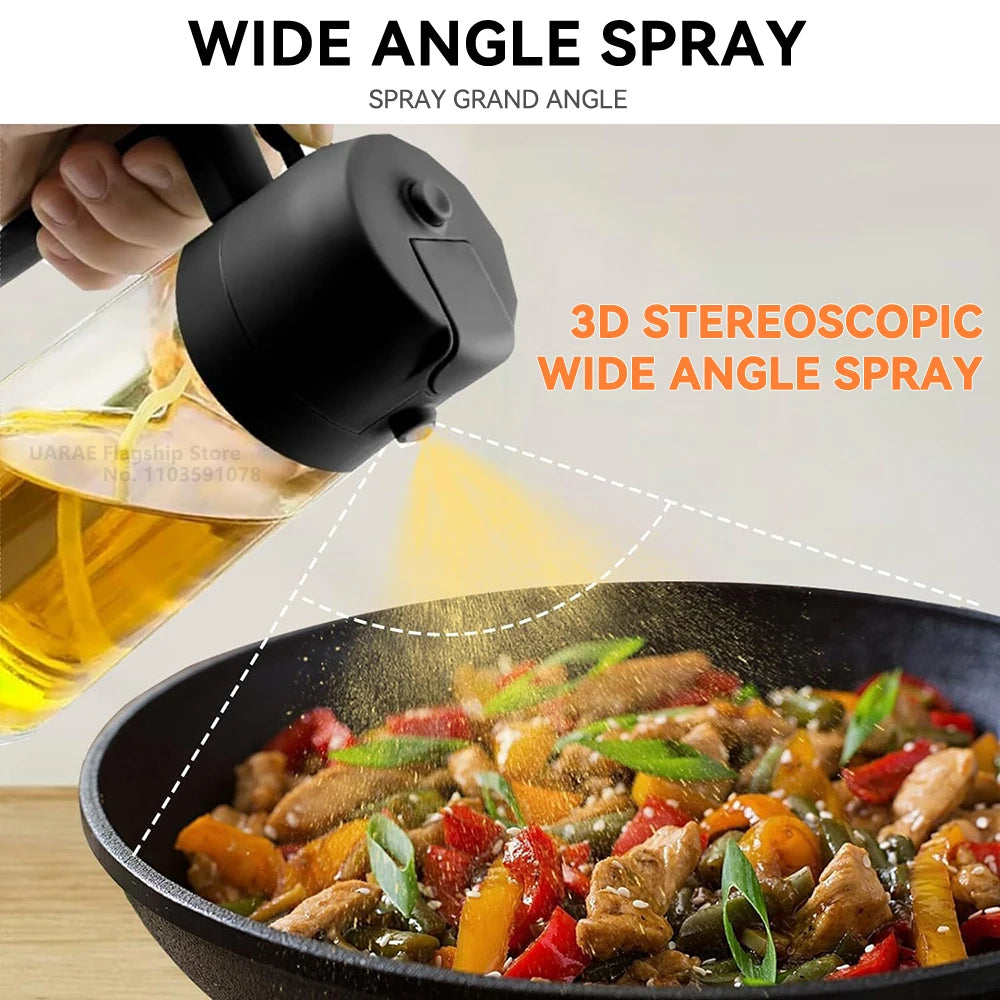 2 in 1 Oil Spray Bottle